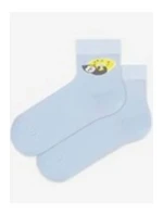 TENKÉ PONOŽKY BARVA 2-6 LET DÍVKY LEVANDULOVÁ 21-23