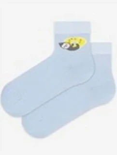 TENKÉ PONOŽKY BARVA 2-6 LET DÍVKY LEVANDULOVÁ 21-23