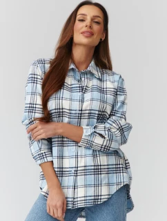 Košile s dlouhým rukávem  model 224089 Makadamia