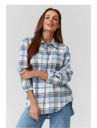 Košile s dlouhým rukávem  model 224089 Makadamia