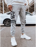 Pánské bojové kalhoty šedé FashionStreet UX4219