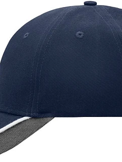 Daiber MB 49 Kšiltovka s tříbarevným kšiltem 03.0049 navy/white/light grey