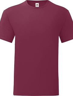 Fruit of the Loom Iconic 150 T Pánské tričko 16.1430 burgundy