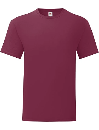 Fruit of the Loom Iconic 150 T Pánské tričko 16.1430 burgundy Fruit of the Loom Iconic 150 T Pánské tričko 16.1430 burgundy