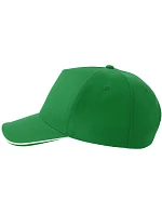Atlantis Headwear Recy Five Piping 5 panelová sandwich kšiltovka 33.0282 green/white Atlantis Headwear Recy Five Piping 5 panelová sandwich kšiltovka 33.0282 green/white