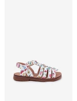 Dětské Sandály Dívčí Z Eko Kůže Ovoce Multikolor Mariana