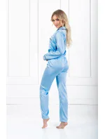 Pyžamo Classic Look Blue - Momenti Per Me Pyžamo Classic Look Blue - Momenti Per Me