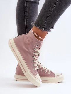 Dámské vysoké tenisky Big Star růžové