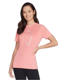 Skechers Diamond Blissful Tee W1TS327-CRL Pink M