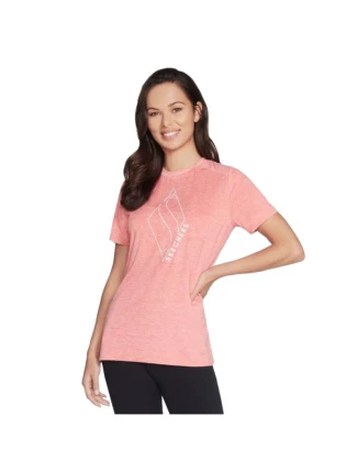 Skechers Diamond Blissful Tee W1TS327-CRL Pink M Skechers Diamond Blissful Tee W1TS327-CRL Pink M