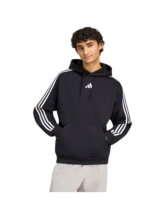 Pánská mikina adidas Essentials 3-Stripes Fleece Hoodie, černá, KY6602 Pánská mikina adidas Essentials 3-Stripes Fleece Hoodie, černá, KY6602