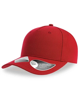 Atlantis Headwear Fiji 5 panelová baseballová kšiltovka 33.0103 red