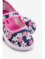 Dětské balerínky v květech námořnických modro-růžových Noah