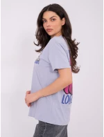 Tričko D12022AH02645Y světle fialové