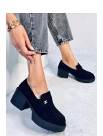 Dámské mokasiny NS382P černé - Inello Dámské mokasiny NS382P černé - Inello