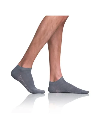 Krátké pánské bambusové ponožky BAMBUS AIR IN-SHOE SOCKS - BELLINDA - šedá Krátké pánské bambusové ponožky BAMBUS AIR IN-SHOE SOCKS - BELLINDA - šedá