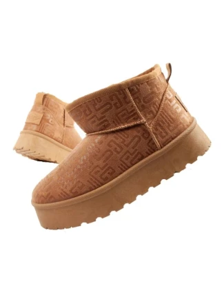 Lee Cooper snow boots women winter fashion fur insulated boots brown dámské