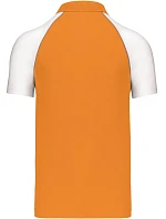 Kariban K 226 Baseballové piqué polo 20.K226 orange/light grey/white Kariban K 226 Baseballové piqué polo 20.K226 orange/light grey/white
