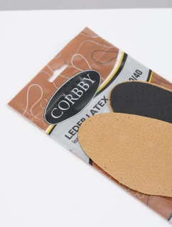 Corbby LEDER LATEX Dvouvrstvé Kožené Vložky S Aktivním Uhlím