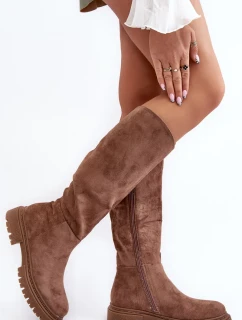 Hnědé zateplené dámské značky Heliofa