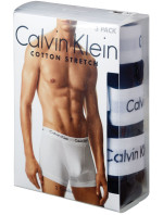 Pánské trenky 3 Pack Low Rise Trunks Cotton Stretch 0000U2664G998 černá/bílá/šedá - Calvin Klein