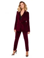 Sametové sako s knoflíkem M643 - Moe Sametové sako s knoflíkem M643 - Moe