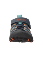 Trollkids Kids Kids Sandefjord Sandal XT dark navy/dusky turquoise/glow orange (668-110) dětské sportovní sandály pro chlapce/dívky