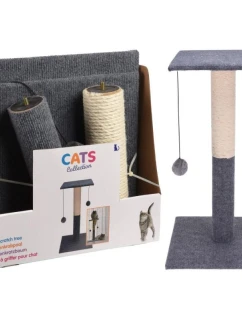 ŠKRÁBACÍ STROM PRO KOČKY 59CM 2 KOULE