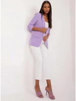 Dámské sako TW ZT BI 24155a.01X Světle fialová - FPrice Dámské sako TW ZT BI 24155a.01X Světle fialová - FPrice