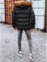 Pánská prošívaná zimní bunda černá FashionStreet TX4160