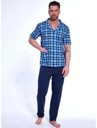 Pyžamo Cornette 318/53 cr/r 3XL-5XL pánské rozepínací