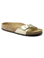 Dámské žabky Birkenstock Madrid Birko-Flor Gold regular wide (1016106) dámské Dámské žabky Birkenstock Madrid Birko-Flor Gold regular wide (1016106) dámské