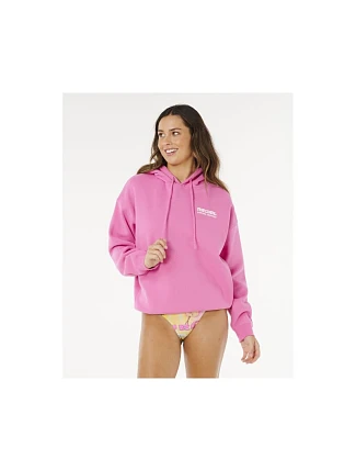 Dámská mikina RIP CURL Surf Puff Heritage Hood, růžová