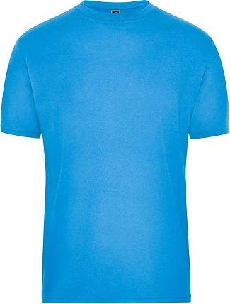 Daiber JN 1808 Pánské pracovní tričko z bio bavlny - Solid 02.1808 aqua Daiber JN 1808 Pánské pracovní tričko z bio bavlny - Solid 02.1808 aqua