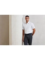 Premier PR 246 Popelínová elastická košile s kr. rukávem 39.0246 black