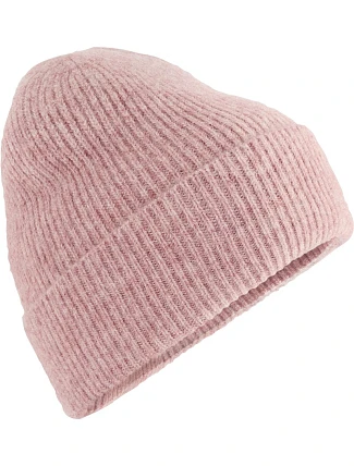 Beechfield B 388 Pletená čepice "Wool Blend" 53.0388 pink marl