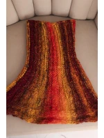 Komin dámský vlněný měkký šál zimní golf KN21 červený