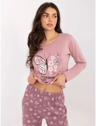 DU PI pyžamo FP 001.48 světle růžové