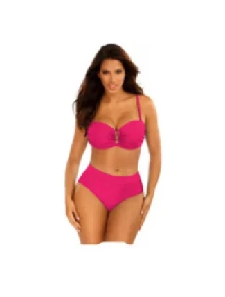 Dámské dvoudílné plavky Gold 1 S730CH1-2d tm. růžové - Self