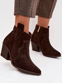 Dámské boty na podpatku na zip model 230943 Step in style