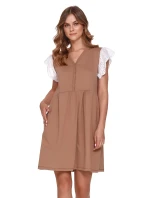 Dámská těhotenská košile 9903 brown - Doctornap Dámská těhotenská košile 9903 brown - Doctornap