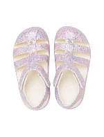 Dětské sandály Crocs Classic Glitter Fismerman pink 212644 0WV