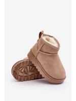 Dětské zimní boty s polstrováním Bežové Nallita Dětské zimní boty s polstrováním Bežové Nallita