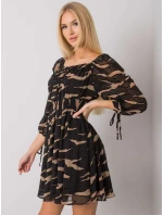 Šaty LC SK 22K 3040.19P černá a béžová Šaty LC SK 22K 3040.19P černá a béžová