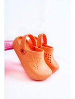 Dětské lehké pantofle Kroks Big Star II375008 Oranžová