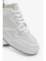 Pánské tenisky z eko kůže Big Star Bílé