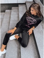 Dámské černé tepláky Vogue Velour FashionStreet AY0876