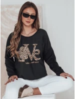 Dámská halenka LOVEGLOW v jedné velikosti tmavě šedá FashionStreet RY2697 Dámská halenka LOVEGLOW v jedné velikosti tmavě šedá FashionStreet RY2697