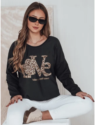 Dámská halenka LOVEGLOW v jedné velikosti tmavě šedá FashionStreet RY2697