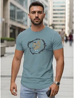 Pánské bavlněné tričko s potiskem FashionStreet NX5085R
